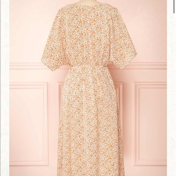 Irmy Floral Print Short Sleeve Midi Dress - Picture 5 of 6